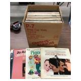 Box Of Records Including Dr. Zhivago, Three Dog