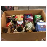 Box Lot Of Christmas Decor