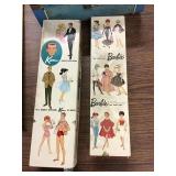 Vintage Barbie And Ken Dolls With A Case Of Doll
