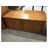 Oak TV stand, 18 x 44 x 24