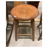 Wooden barstool