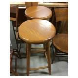 Two barstools, 34 high