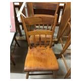 2- Plank Bottom Chairs