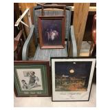 Three pictures and a frame