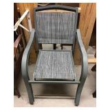 Metal patio chairs (2)