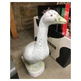 Cement lawn goose