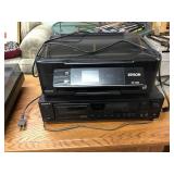 Epson XP 400 printer and Sony tape deck