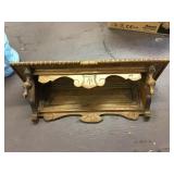 Wall shelf, 21 x 6 1/2 x 7