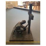 Resin Praying Soldier