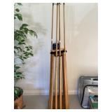 Pool Cues And Stand