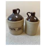2 Crock Sipping Jugs