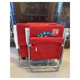 3 Folding Coca-cola Chairs