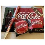 Coca-cola Umbrella, Rug, 2 Throw Pillows,