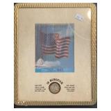 John F Kennedy Holographic Framed Print, 1964