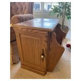 Side Table And Magazine Rack 22x15x20