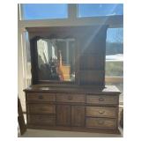 2 Piece Dresser 71x18x79 And Mirror