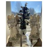 Angel Figurines, Snowman Decor