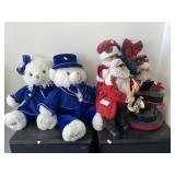 Holiday Decor And Plush Bears