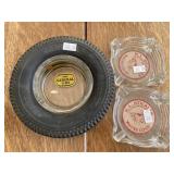The General Tire Ash Tray, Wayne Co Op And Trays