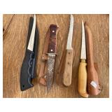 Filet Knives And Buck Knife