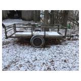 Homemade Tilt Top 4ft X 8ft Trailer W/ Title