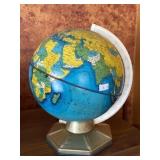 Metal Globe 12 Inch Has Dent