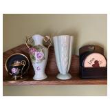 Ceramic Vase, Fenton Vase, Germany Tea Set