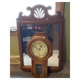 Classic Manor Wall Clock, Mirror 22x36