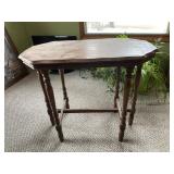 Wooden Side Table 34x20x29 Has Damage