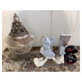 Brass Topped Dish, Figurines, Avon Michael Jordan