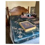 Queen Size Bed, Headboard, Frame, Box Spring And
