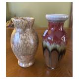 Hosley Pottery Vase, Pottery Vase 6.5 Inches
