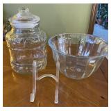 Cookie Jar, Fruit Bowl, Plate Display Hanger