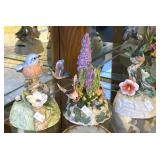 3 Bird Musical Figurines