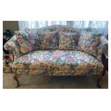Laine Floral Print Love Seat 64x32x34