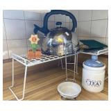 Spoon Rest, Space Saver Shelves, Tea Kettle