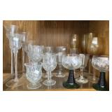 Etched & Pressed Glass Stemware