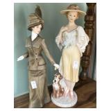 Porcelain Lady Figurines