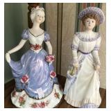 Porcelain Lady Figurines
