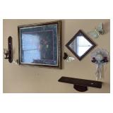 Wall Décor, Mirror, Picture, Shelves