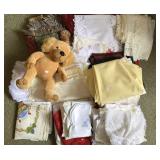 Throw Blanket, Linens, Doilies, Stuffed Animal