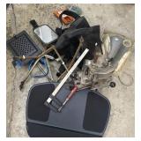 Drill Press, Straps, Tray Boots, Mirror, Etc