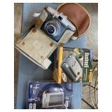 Bushnell Range Finder, Vintge Bilora Camera, Flash