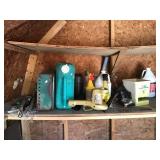 Hedge Trimmer, Camp Stove, Hand Held Spreader,