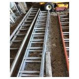 Aluminum Ladder 2 Sections, 14 & 12 Foot
