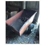 Yard Cart 45x28 Rusted And Bent
