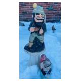 Lawn Ornament Statues, cracking & wear