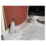 Gazing Ball Base & Planter, both with wear