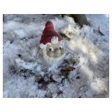 Lawn Ornament Gnome with Wear