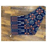 Hand Woven Coverlet Some Wear And Damage